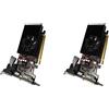 BRIUERG 2X GT210 1GB DDR2 64Bit Scheda grafica PCIE 2.0 GPU - Compatibile DVI VGA Desktop Video Card
