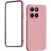 Generico Custodia Compatibile con Huawei Honor X8b LLY-LX1, LLY-LX2, LLY-LX3 schermo 6.7 Copertura Cover Protezione Gel Silicone TPU Morbida Matte Ultra Soft Slim Case (Rosa)
