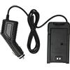 BONKZEBU Alimentatore Plug-in da Auto per Caricabatterie Walkie-talkie per UV‑9R Plus UV‑9R Pro, Protezione da Sovracorrente, Design Professionale per Taxi, Camionisti