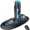 SuperLove Thrusting Anal Grinder Strong Vibrations Triple Motor & Remote Black