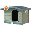 Bama Cuccia Bungalow Verde - Medium (89x75x62cm)