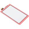 BONKZEBU Vetro Touch Screen del Pannello Anteriore Esterno per Lite, Colore Elegante, per Console di Gioco, 1 Vetro Touch Screen (Rosa)