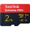 SanDisk Memoria flash SanDisk Extreme PRO 2 TB MicroSDXC UHS-I Classe 10 [SDSQXCD-2T00-GN6MA]