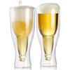 Infactory Bicchieri da birra a doppia parete 0,33 l set da 2