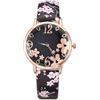 VALICLUD 1pezzi Orologio Al Per Ragazza Motivo Fiori Di Prugna Orologio Da Polso Elegante Per Signora Fibbia in Inossidabile Decorazione Da Polso