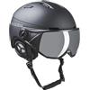 Black Crevice, Casco da sci Adulti (unisex), nero/arancione, M (54-57 cm)