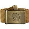 Fjällräven 77297 Canvas Brass Belt 4 cm Cintura - Adulto Buckwheat Brown, Taglia Unica