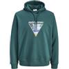 JACK & JONES Jjperry Sweat Hood, Profondo Atlantico, XXL