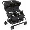 Chicco Passeggino Gemellare Chiusura Compatta OHLALA' TWIN BLACK NIGHT