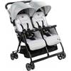 Chicco Passeggino Gemellare Chiusura Compatta OHLALA' TWIN BLACK SILVER CAT