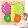 higyee Puzzle con animali in legno per bambini, Puzzle con animali in legno per bambini, didattico per, creativi con per 4 ai 6 anni, giocattolo puzzle in