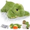 Mewaii Peluche Dinosauro Verde Ponderato, Peso 2,3 kg, Caldo E Freddo