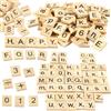 HO-SFSM 300 pezzi Lettere di Legno | Giochi in Scatola Lettere di Legno,Artigianato e Regali, per Apprendimento e Ortografia