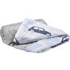 Medi Partners Coperta per Neonata Copertina Neonato per lettino - 100% Cotone 75x100cm naturale Blanket Neonati Invernale Estate Bifacciale Carrozzina Bambino (Auto retrò con Minky grigio)