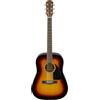 Fender CD-60 Dreadnought V3 DS Chitarra Acustica - Tastiera in Noce, Tonalità Marrone, Suono Equilibrato e Potente, Include Lezioni Fender Play