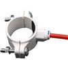 MEXEWORD Depuratore d'acqua Tubo di scarico della cucina Morsetto for fognatura Morsetto for acque reflue Tubo in PE da 1/4 Morsetto di fissaggio rapido for osmosi inversa(White)