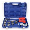 Hyuduo CT-100A Espansore per Tubi, Strumento di Espansione Manuale per Svasatura Tubi Testine in Rame Kit di Pressatura Tubi con Teste di Espansione Tagliatubi per Valvole Industriali