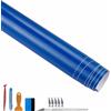 NewL Pellicola Vinile Auto Lucida Autoadesiva Blu 30 x 300 cm | Finitura lucida, attrezzi inclusi, canali aria integrati, flessibile e stirabile, per interni ed esterni auto, mobili