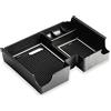 MARCHFA Evoque 2011-2018 - Vassoio portaoggetti per console centrale con tappetino antiscivolo (bianco)