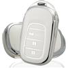 KULCSOK - Custodia per telecomando compatibile con Honda Civic Accord HR-V CR-V Pilot Sport SI EX-L EX 2025 2024 2023 2022 - Custodia per chiave - Supporto per chiave in TPU - Protettore per chiave a