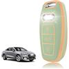 TOOMUME Cover Chiave Auto per Audi A3 8Y Sportback A6 C8 C7 A4 A5 A7 A1 Q8 | Silicone Morbido, Antiurto, Anticaduta, Antigraffio, Custodia Protettiva Chiave per Q3 Q4 Q5 Q7 S3 S6 RS Etron Quattro S Line