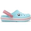 Crocs Crocband Clog K, Zoccoli Unisex - Bambini e ragazzi, Ice Blue White, 32/33 EU