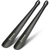 ZOMAKE Calzascarpe Lungo, Calza Scarpe Metallo, 42cm Calzante per Scarpe, Shoe Horn per Uomini Donne Anziani Facile Da Usare (2 Pezzi - b)