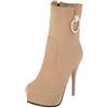 Mo Joc Stivaletti da donna con plateau con strass
