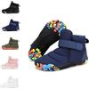 HICKMONBER Scarpe invernali per bambini a piedi nudi,Ragazzi Ragazze Mid Trekking Shoes Outdoor con Zero Drop Soles e Wide Toe Box Gr.25-36
