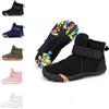 HICKMONBER Scarpe invernali per bambini a piedi nudi,Ragazzi Ragazze Mid Trekking Shoes Outdoor con Zero Drop Soles e Wide Toe Box Gr.25-36