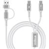 Unillous Cavo USB Type-C Ricarica Rapida con 2 porte Tipo C per Phone 17 16 15 Pro Max, 60W Dati Cavo Multiplo USB A/C 4 in 1, Multi Cavo di Ricarica per Samsung Galaxy Huawei Redmi PS4 Android Tablet- 1.2M