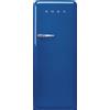 SMEG FRIGORIFERO MONOPORTA SMEG FAB28RBE6, Capacità netta totale 270 l, Rumorosità: 35 dB(A), Dimensioni: L 60,1 cm A 153 P 72,8 cm, Blu, Classe C