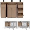 LIONELO Sidepocket Large Organizer Appendibile per Lettino 58x11x58 cm