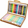 POOL OVER Tinta Unita Valigetta In Legno 72 Pastelli Colori Classic e Pastel