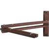 Harilla Staffa Da Parete in Legno, Facile Da Montare, Pieghevole, Robusta, Supporto Decorativo, Staffa per Lampada a Sospensione per Dormitorio, Stile Rustico