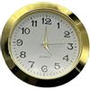 SPORTARC Inserto rotondo per orologio al quarzo da 55 mm, movimento mini orologio, retro in acciaio inossidabile, numeri romani/arabi (arabo dorato)