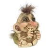 NyForm Statua Troll bambino seduto con dito in bocca Portafortuna Nyform 840065