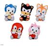 SEGA SONIC & FRIENDS HyokoPyoko Peluche Set Completo di 5 Round1 Limited 2026 17...