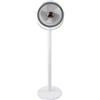 VRTYVEYBB Ventilatore silenzioso con oscillazione a 360°, 5 velocità e aromaterapia, rumore ultra basso da 20 dB, altezza regolabile da 28 a 86,5 cm (grigio bianco)