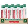 Borotalco Deodorante Spray Originale Deo 48h con Talco a Cristalli Attivi Extra Asciutto Senza Alcol Profumo di Borotalco Assorbe il Sudore Dermatologicamente Testato - 8 Flaconi da 150ml