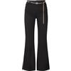 Liu Jo Pantaloni Flare con Bottoni logati