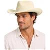 Zylioo Cappello da cowboy di paglia XXL, cappello da cowgirl occidentale di grandi dimensioni, cappelli da sole estivi di paglia a testa grande, cappelli da viaggio leggeri da spiaggia