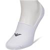 Emporio Armani Underwear 3-Pack Invisible Socks With Jacquard Eagle, Confezione da 3 calzini invisibili Uomini, White, S/M