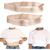 tuck me band - cintura elastica regolabile per ritagliare/infilare i vestiti - maglioni, top, camicie, t-shirts moda hack. Neutro/beige naturale, Neutro/Beige Naturale, S-M