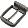 LYHYDMA Fibbie per Cinture 2 pezzi 40mm metallo uomo cintura fibbia clip singolo perno mezza fibbia in pelle artigianale accessori cintura adatto for 38-39mm larghezza cinturino