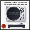 Technics SL-1200MK7-S Giradischi DJ Direct Drive Argento 100V Giappone Nuovo