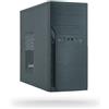 Chieftec ATX mini-tour alu brossé SECC Tower Nero
