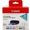 CANON ORIGINALE Canon Multipack nero / ciano / magenta / giallo / Grigio PGI-550+CLI-551 6496B005 6 cartucce: 1x PGI-550 + 1 cartuccia pro colore. CLI-551 BK+C+M+Y+GY mod. PGI-550+CLI-551 6496B005 EAN 8714574623207