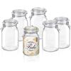 Bormioli Rocco 200 cl - Fido Vasetto Ermetico In Vetro - Set 6 Pz