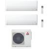 Mitsubishi CONDIZIONATORE MITSUBISHI DUAL SPLIT MSZ-BT 9000+9000 BTU WIFI INVERTER MXZ-3F54VF5 A+++